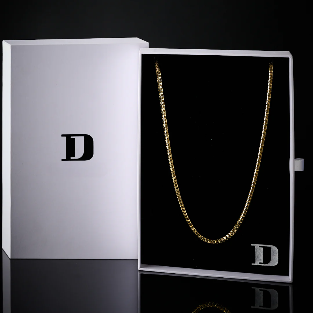 FRANCO 14K Gold Vermeil Chain DC 925 - Image 3