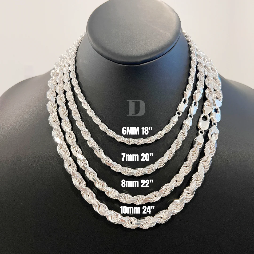 7MM ROPE 925 CHAIN DC - Image 5