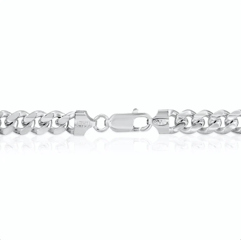 8mm Miami Cuban Lobster Necklace - Image 3